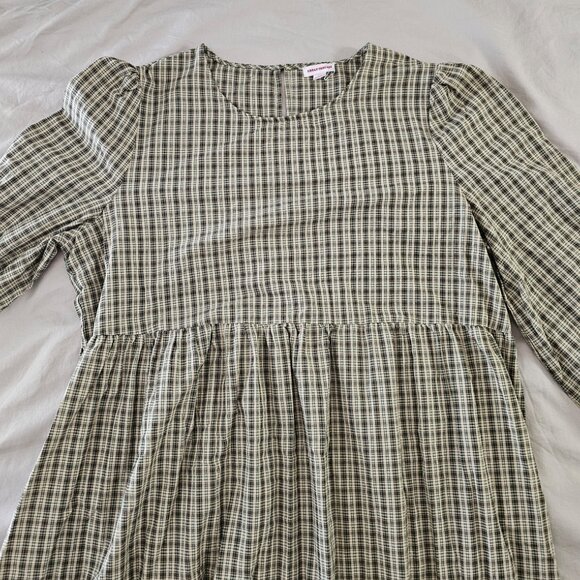*NEVER WORN* ASOS Urban Threads Midi Checked Smock Dress - Picture 3 of 16